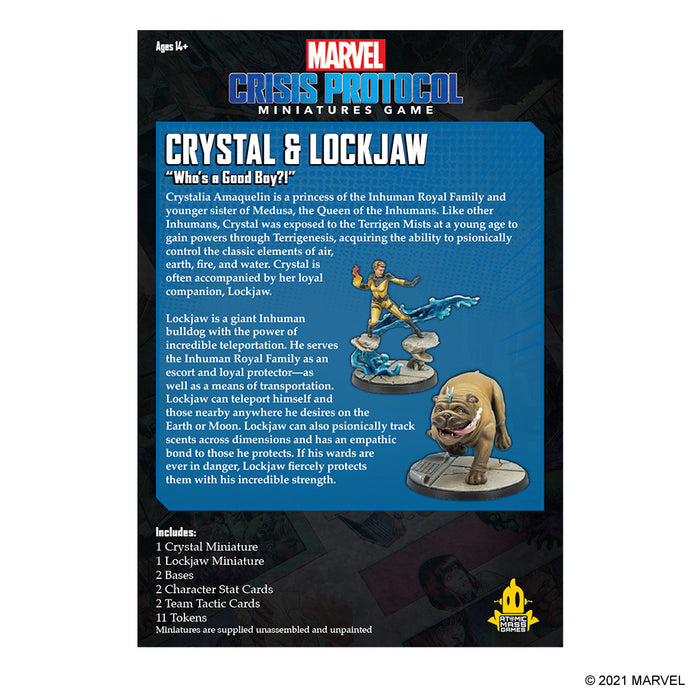 Crystal & Lockjaw - Marvel: Crisis Protocol