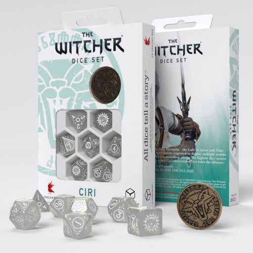 Ciri, The Lady of Space and Time - The Witcher Dice Set - RedQueen.mx