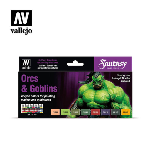 Orcs & Goblins Paint Set - Vallejo: Paint Set - RedQueen.mx