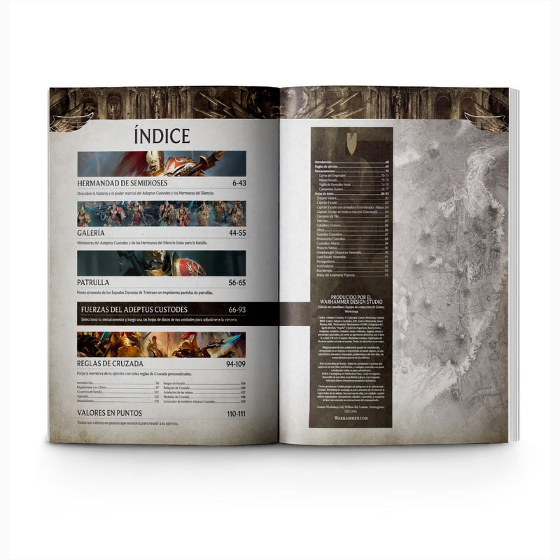 Adeptus Custodes: Codex 2024 (Español) - WH40k