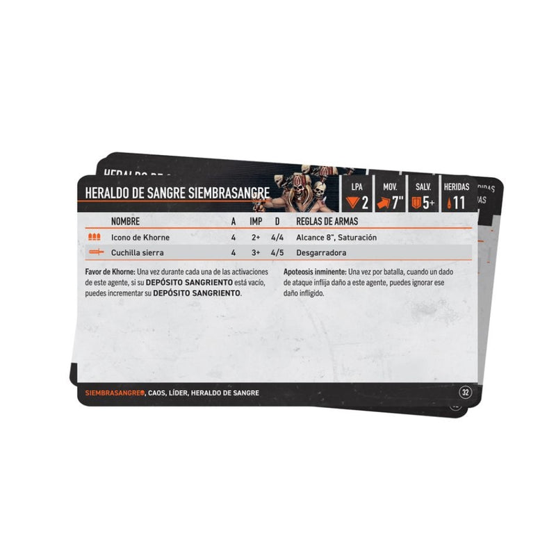 Siembrasangres: Tarjetas de datos 2025 - Kill Team