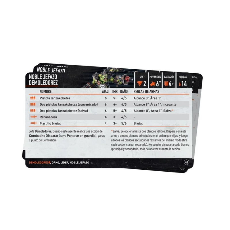 Wrecka Krew: Tarjetas de Datos 2025 - Kill Team