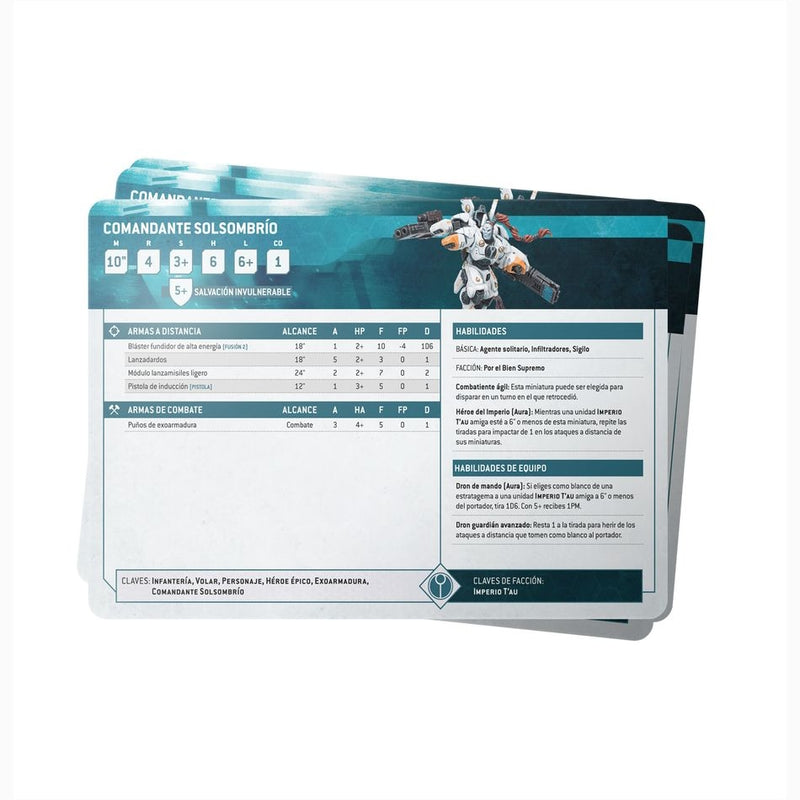 Imperio Tau: Tarjetas de Datos 2024 (Español) - WH40k