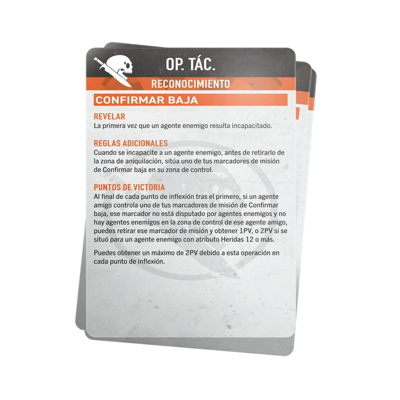 Pack de Cartas de Operaciones Aprobadas 2024 - Kill Team