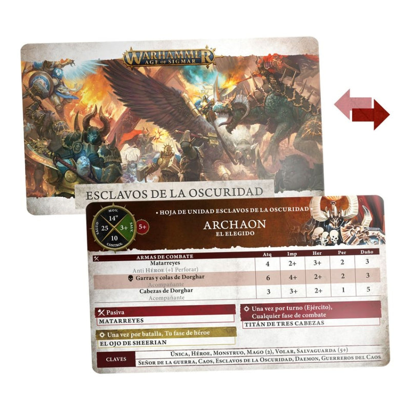 Slaves to Darkness: Tarjetas de Unidad 2024 - Age of Sigmar
