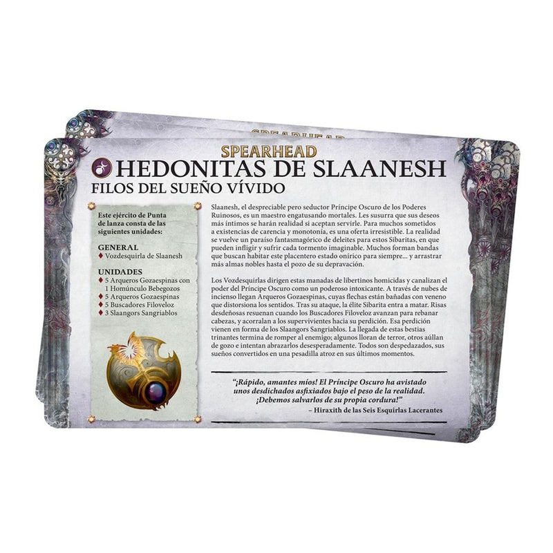 Hedonitas de Slaanesh: Pack de Facción 2024 - Age of Sigmar