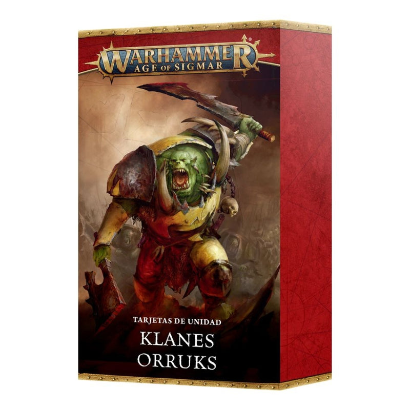 Klanes Orruks: Tarjetas de Unidad 2025 - Age of Sigmar