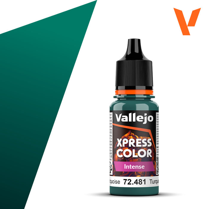 72.481 Heretic Turquoise (18ml) - Vallejo: Xpress Color Intense