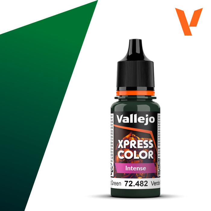 72.482 Monastic Green (18ml) - Vallejo: Xpress Color Intense