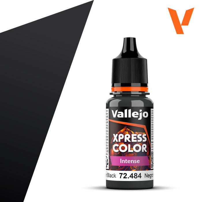 72.484 Hospitallier Black (18ml) - Vallejo: Xpress Color Intense