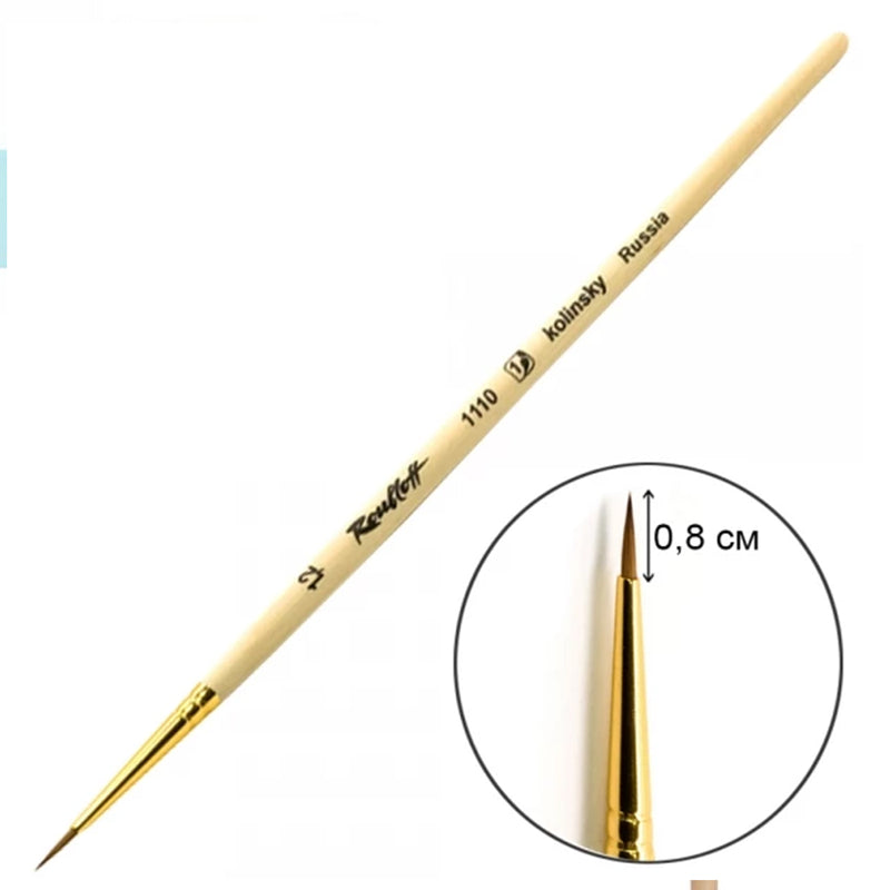 Pincel Roubloff Marta Kolinsky Serie 1110 Nº 1.2