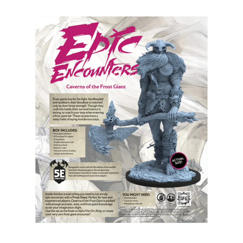 Epic Encounters: Caverns of the Frost Giant (Inglés)