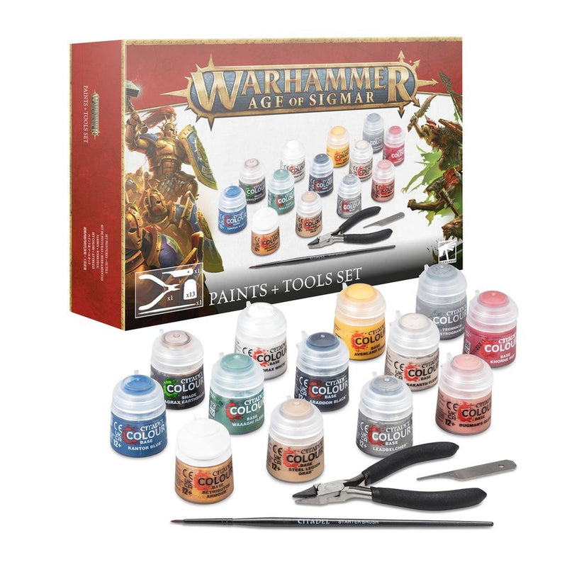 Warhammer Age of Sigmar: Pinturas + Set de Herramientas