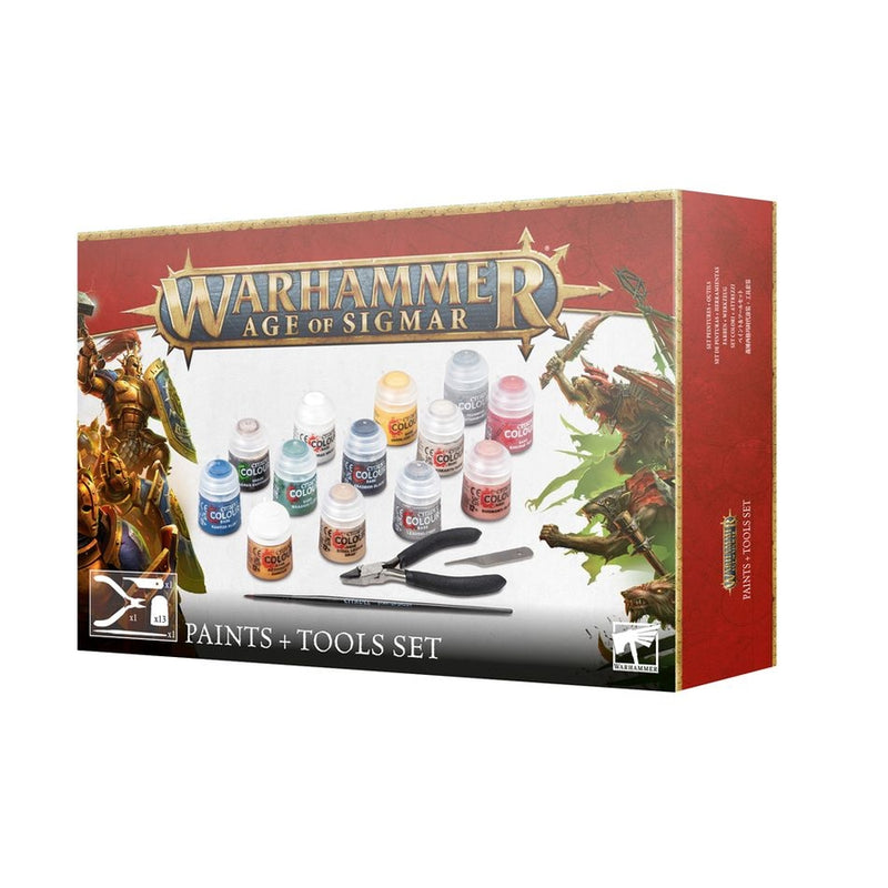 Warhammer Age of Sigmar: Pinturas + Set de Herramientas