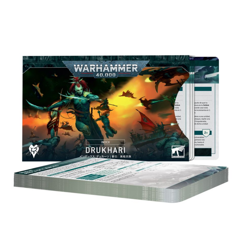 Drukhari: Index Cards (Inglés) - WH40k
