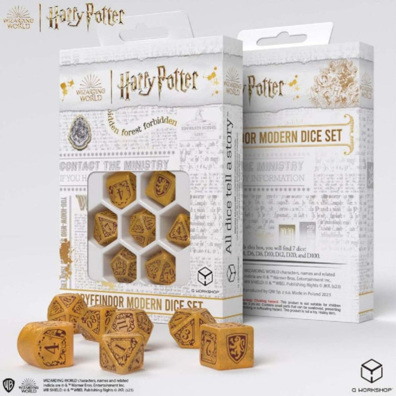 Griffindor Gold - Harry Potter Modern Dice Set