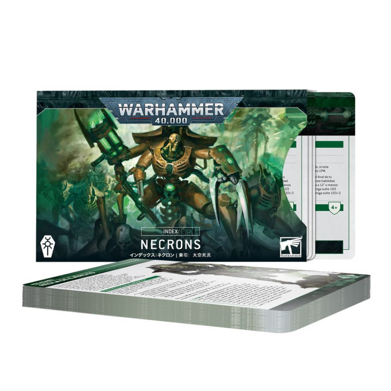 Necrons Index Cards 2023 (Inglés) - WH40k