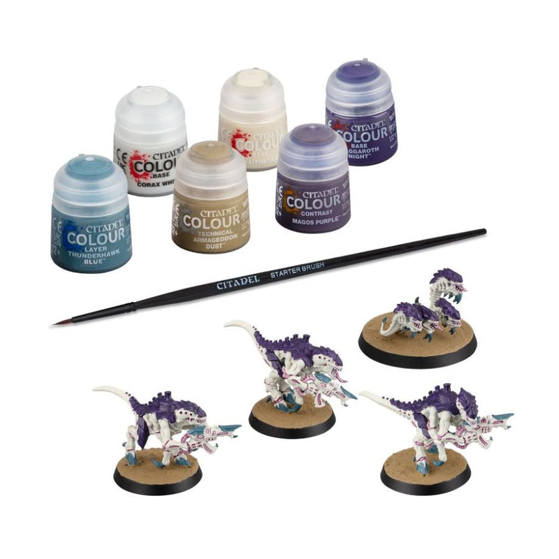 Tyranids: Termagants and Ripper Swarm + Paints Set - WH40k