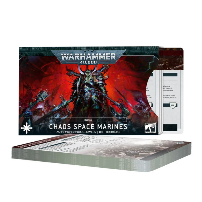 Chaos Space Marines Index Cards (English) - WH40k