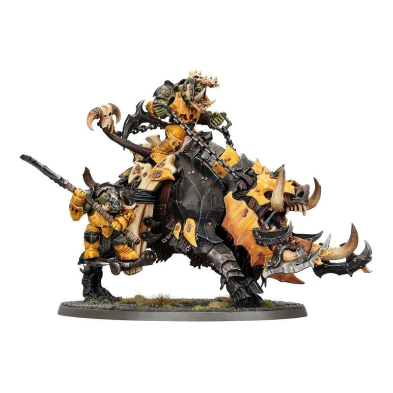 Tuskboss on Maw-Grunta - Age of Sigmar: Orruk Warclans