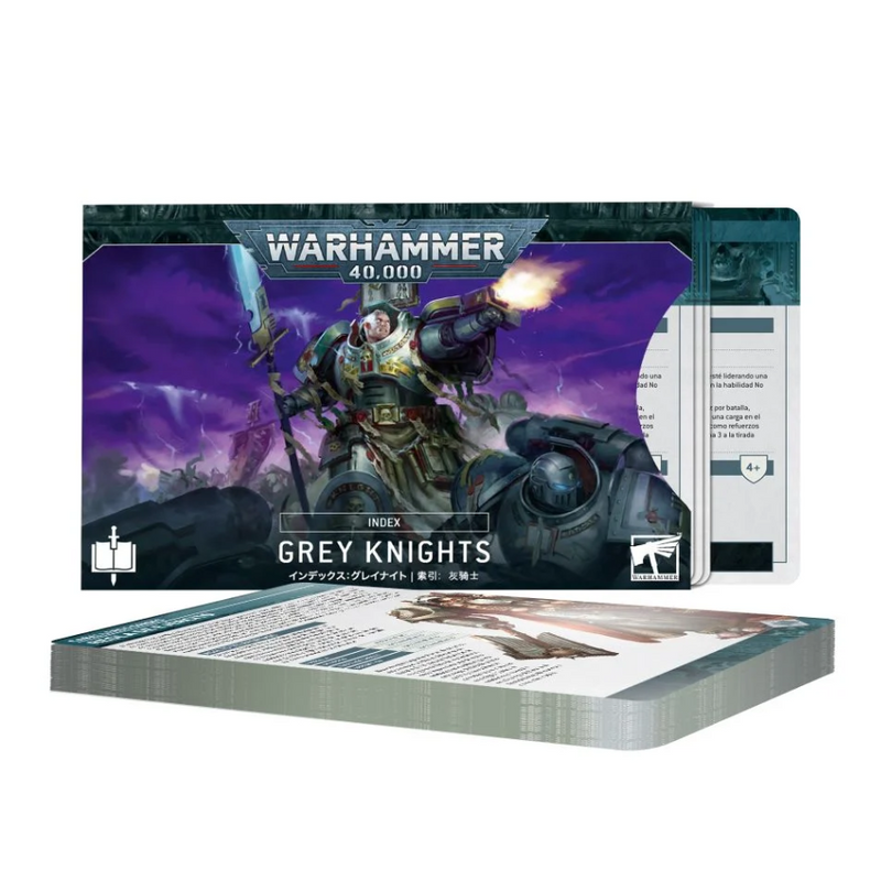 Grey Knights: Index Cards 2023 (Inglés) - WH40k