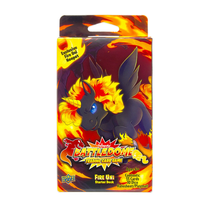 Fire Uni Starter Deck (Inglés) - Neopets Battledome Trading Card Game