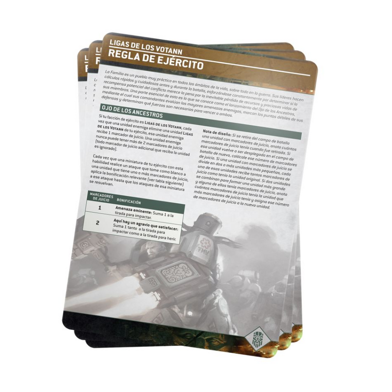 Leagues of Votann Index Cards 2023 (Español) - WH40k