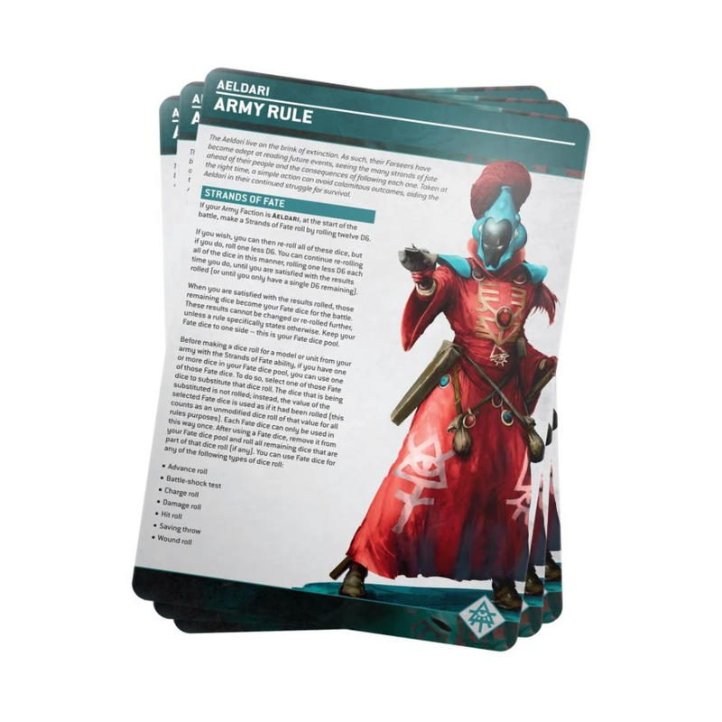 Aeldari: Index Cards 2023 (Inglés) - WH40k