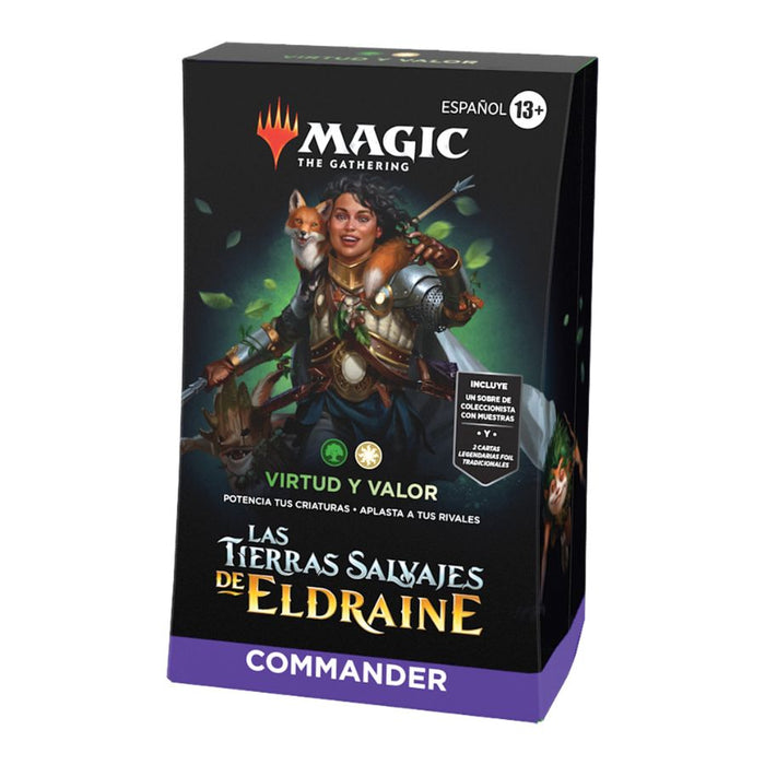 Wilds of Eldraine - Commander Deck Virtud y Valor (Español) - Magic: T —
