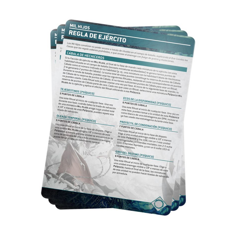 Thousand Sons Index Cards 2023 (Español) - WH40k