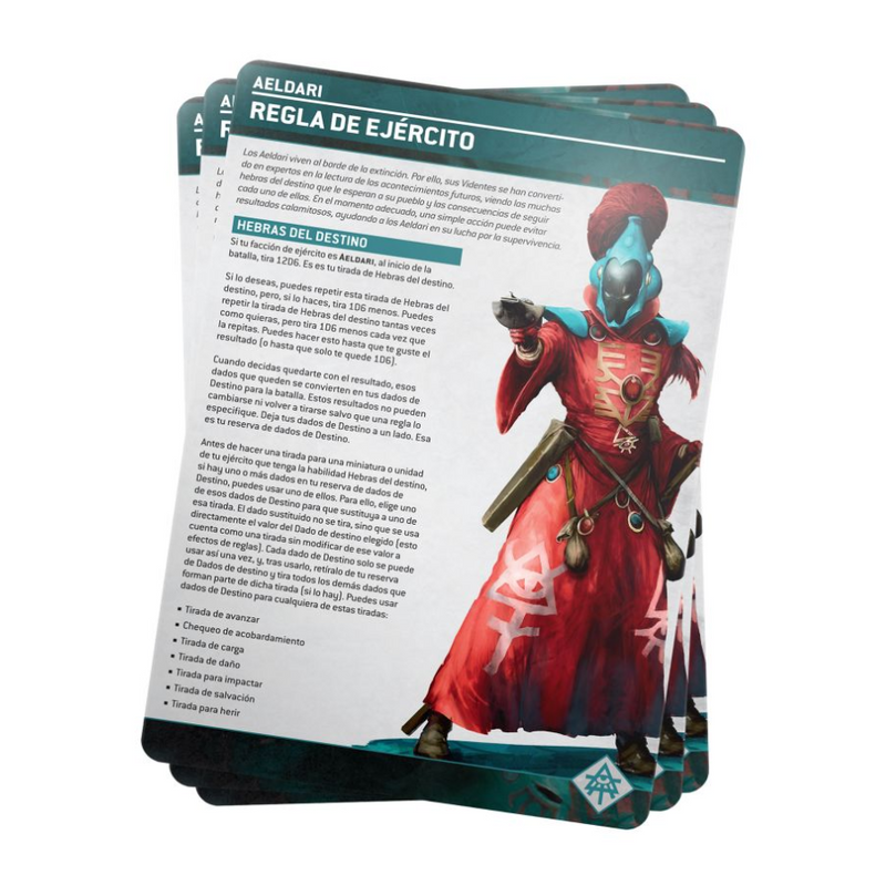 Aeldari Index Cards 2023 (Español) - WH40k
