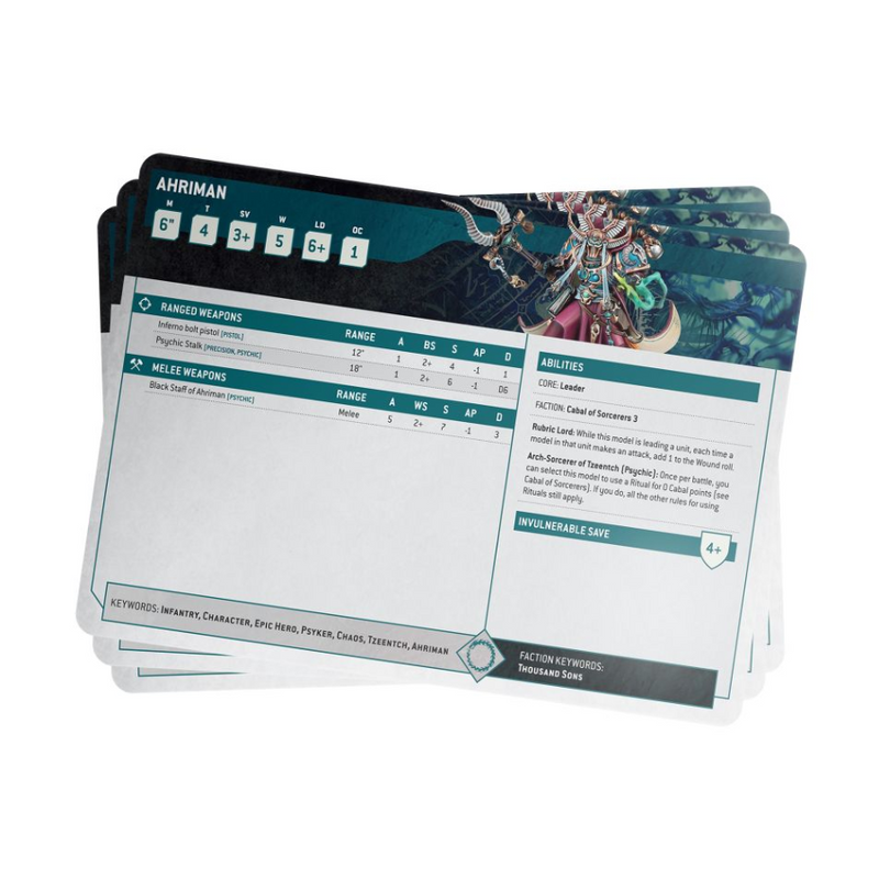 Thousand Sons Index Cards 2023 (English) - WH40k