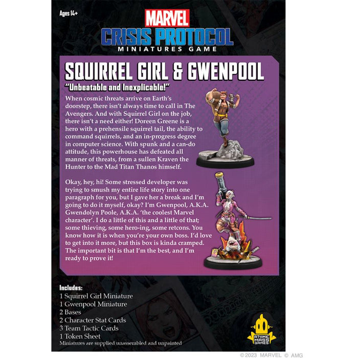 Squirrel Girl & Gwenpool - Marvel: Crisis Protocol