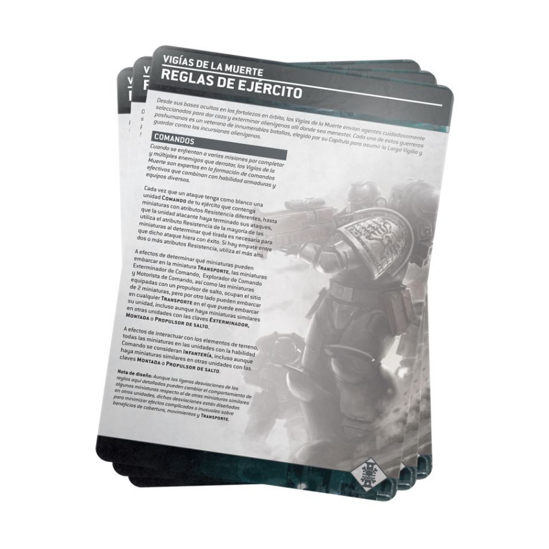 Deathwatch Index Cards 2023 (Español) - WH40k