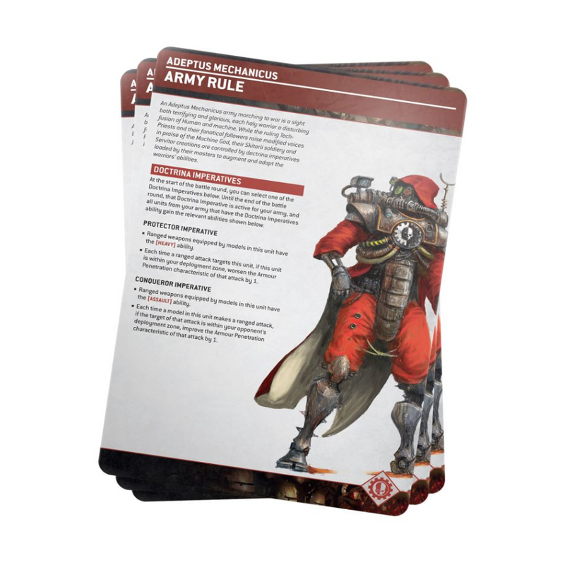 Adeptus Mechanicus Index Cards 2023 (Inglés) - WH40k