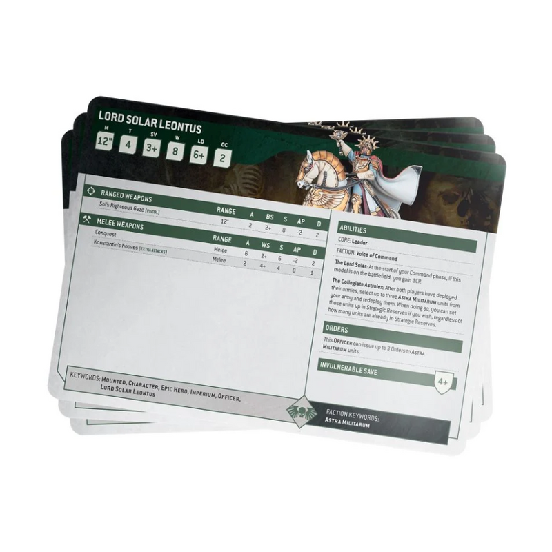 Astra Militarum Index Cards 2023 (English) - WH40k