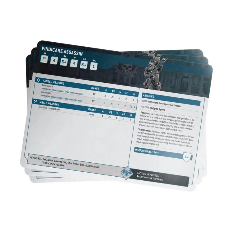 Imperial Agents Index Cards 2023 (English) - WH40k