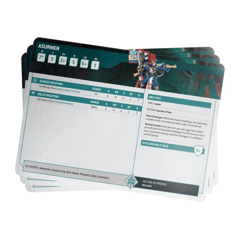 Aeldari: Index Cards 2023 (Inglés) - WH40k