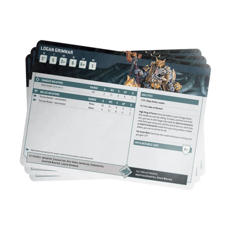 Space Wolves Index Cards 2023 (English) - WH40k
