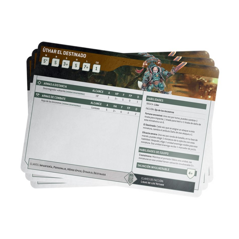 Leagues of Votann Index Cards 2023 (Español) - WH40k