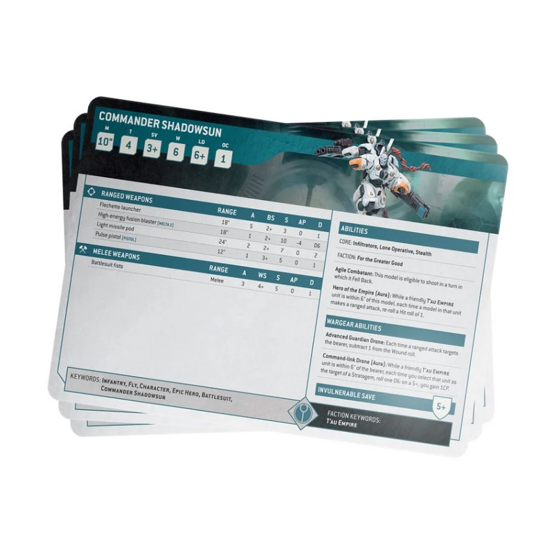 T'au Index Cards 2023 (English) - WH40k
