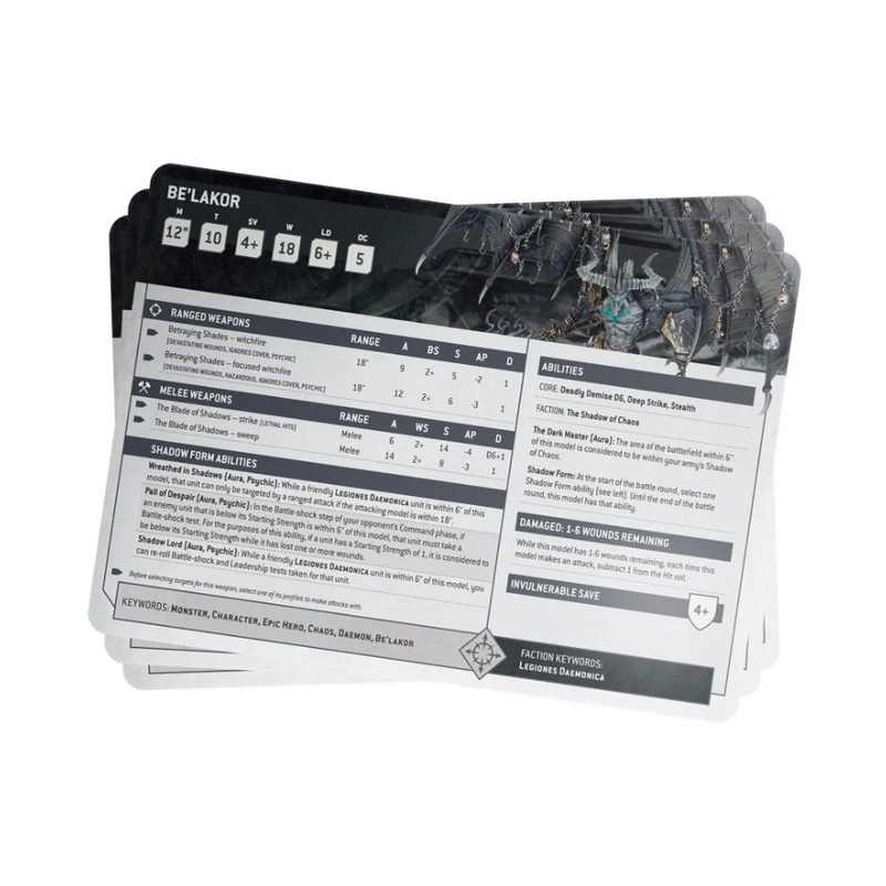Chaos Daemons Index Cards 2023 (English) - WH40k