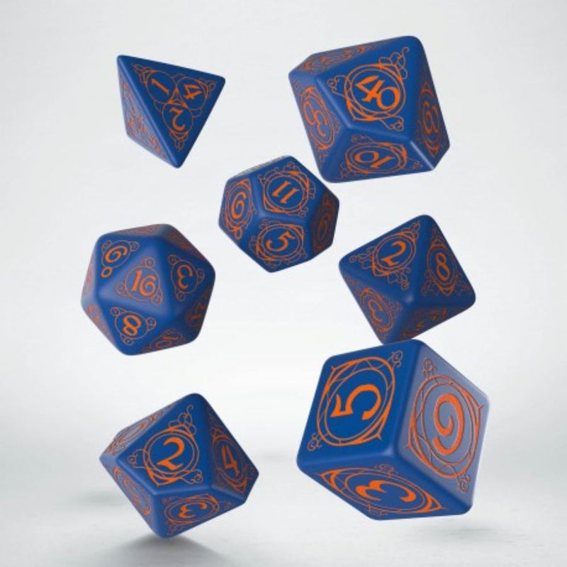 Dark Blue/Orange - Wizard Dice Set