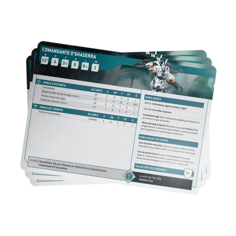 T'au Index Cards 2023 (Español) - WH40k