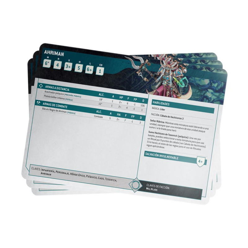 Thousand Sons Index Cards 2023 (Español) - WH40k