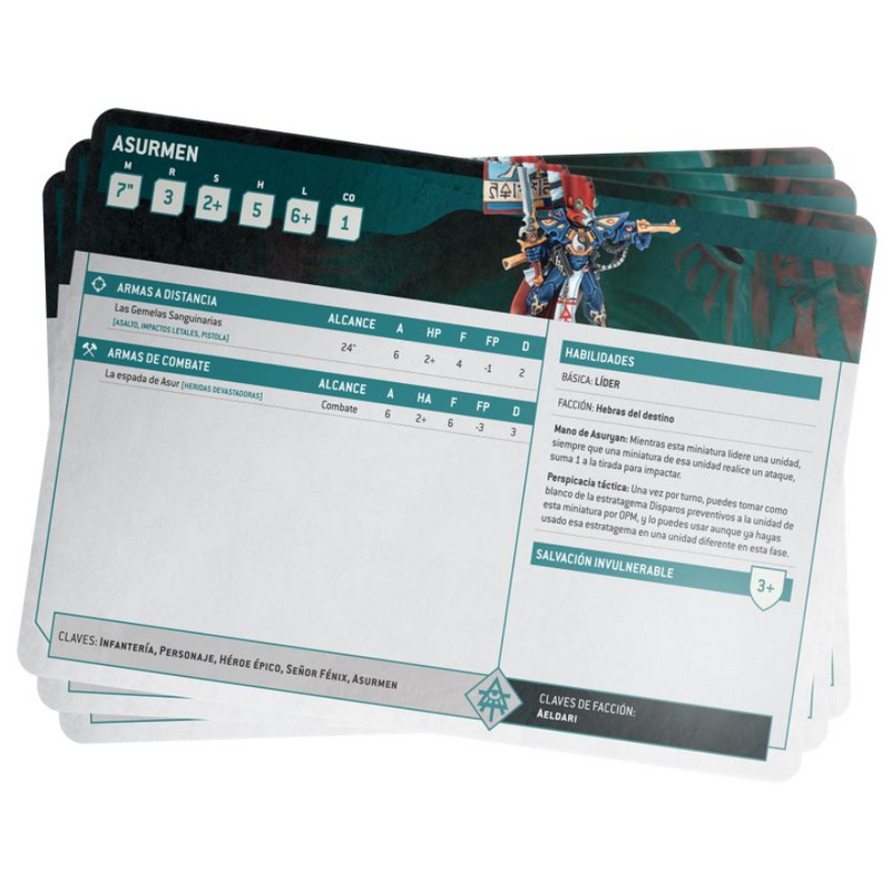 Aeldari Index Cards 2023 (Español) - WH40k