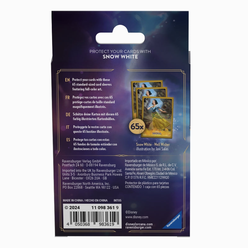 Ursula's Return: Snow White Card Sleeves (Pack de 65) – Disney Lorcana