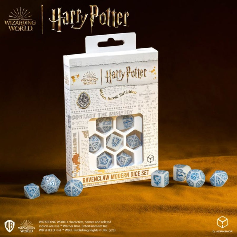 Ravenclaw White - Harry Potter Modern Dice Set