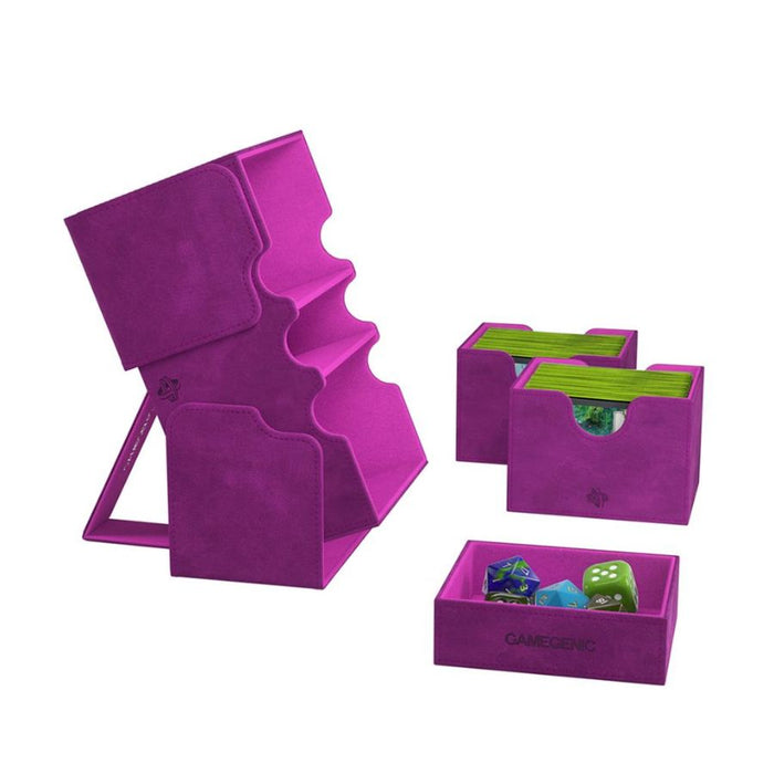 Stronghold 200+ XL: Purple - GameGenic: Cajas para Mazos Prémium