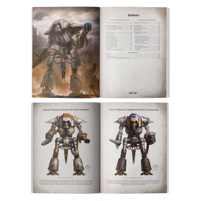 Liber Questoris, Knights and Titans Army Book 2025 (Inglés) - The Horus Heresy